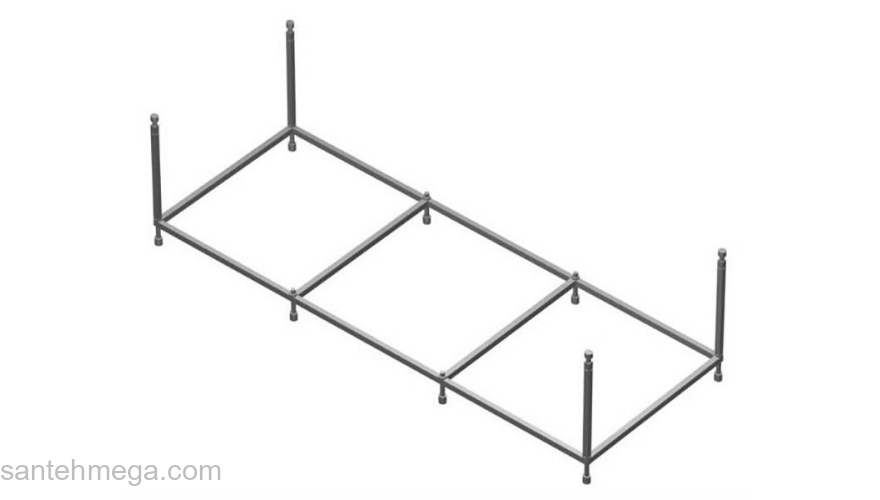 Каркас для ванны 170x75 см AM.PM Spirit W72A-170-075W-R2. Фото
