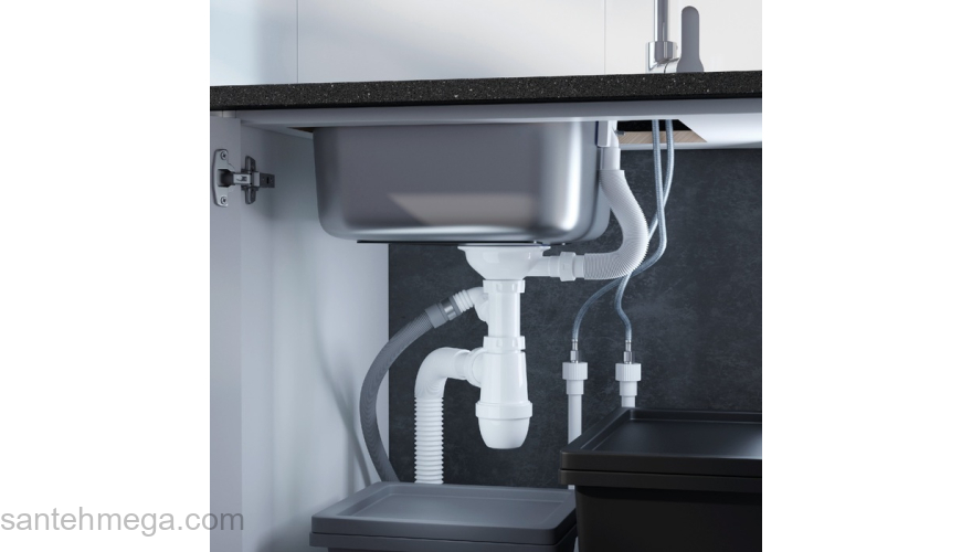 Мойка с сифоном арт. S11UPS0i84 нерж. сталь шелк D510 Suno S IDDIS SUN51S0i77S. Фото