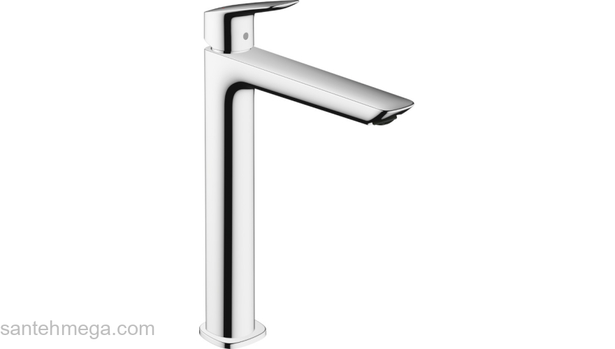 Logis Смеситель для раковины, однорычажный, 240 Fine, без сливного гарнитура 71258000, хром. Фото