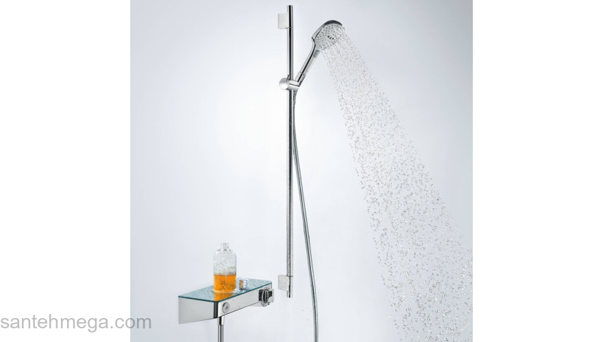 Душевой гарнитур Hansgrohe Raindance Select 120 3jet 90 (хром) 26621000. Фото