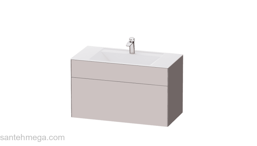 База под раковину подвесная 100 см, 3 ящика, элегантный серый AM.PM Inspire 2.0 M50AFHX1003EGM. Фото