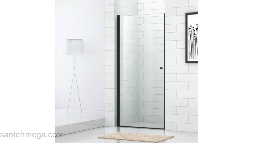 Душевая дверь CEZARES Eco ECO-O-B-1-70-C-NERO. Фото