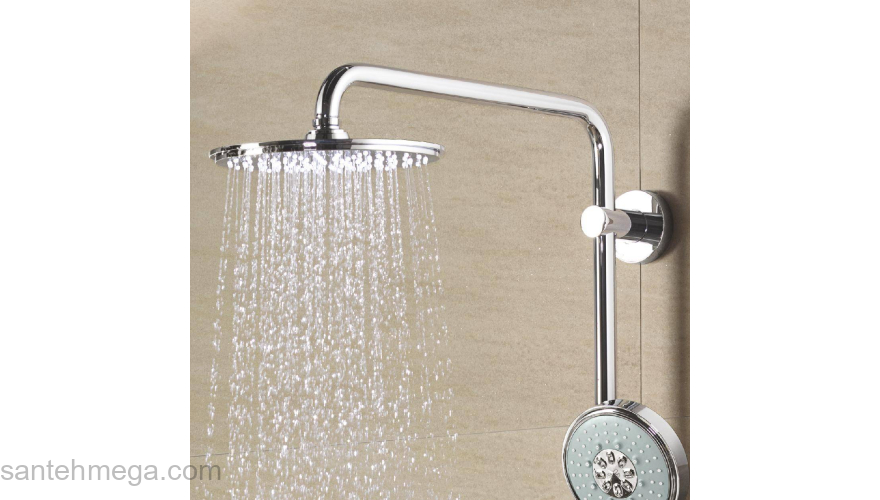 GROHE 27967000 Rainshower Душевая система с термостатом для душа с верхним душем Rainshower Cosmo 210 мм. Фото