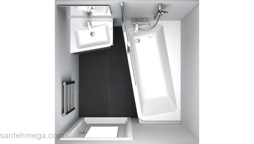 Ванна RAVAK 10° 170х100 C821000000 правая. Фото