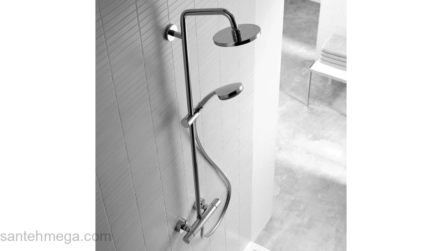 Душевая система Hansgrohe Croma 220 Showerpipe 27223000. Фото