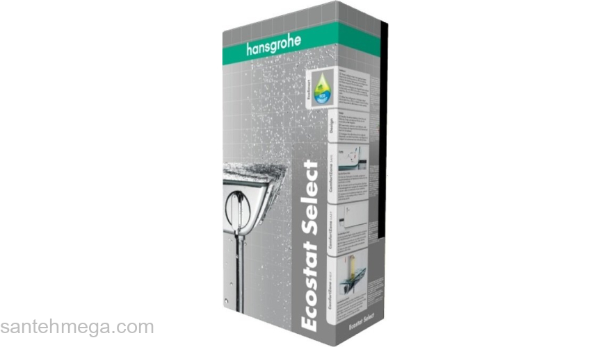 Термостат Hansgrohe Ecostat Select белый/хром 13161400. Фото