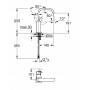 Смеситель для раковины Grohe Allure 23076000. Фото