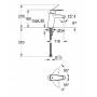 Смеситель для раковины GROHE Eurodisc Cosmopolitan 3246920E. Фото