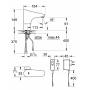 Смеситель для раковины GROHE Europlus E 36015001. Фото