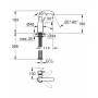Смеситель для раковины GROHE Essence New 23463001. Фото