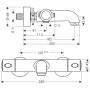 Термостат для ванны HANSGROHE Ecostat 1001 13241000. Фото