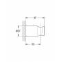 Настенный держатель для душа GROHE Rainshower 27056000. Фото