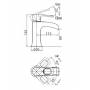 Смеситель для раковины BELBAGNO Versa VER-LVM-CRM. Фото