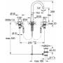 Смеситель для раковины GROHE Atrio Ypsilon 20008000. Фото