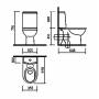 Унитаз SANITA LUXE Next SL D NXTSLCC01020622. Фото