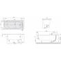 Ванна акриловая VILLEROY & BOCH O Novo UBA170CAS2V-01SOLO 170 Alpin. Фото