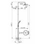 Душевая система IDEAL STANDARD IdealRain Eco B1377AA. Фото