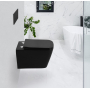 Унитаз подвесной безободковый BELBAGNO Ardente-C BB3202CHR-MB Nero Matt. Фото