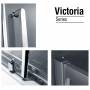 Душевой уголок GEMY Victoria S30191B-A100. Фото