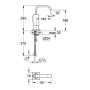 Смеситель для раковины GROHE Allure E 36099000. Фото