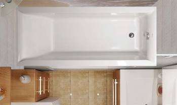 Ванна акриловая VAGNERPLAST Veronela 180 VPBA180 VEA2X-01. Фото