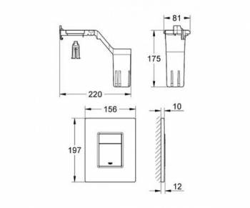 Накладная панель GROHE Fresh Skate Cosmopolitan 38805000. Фото