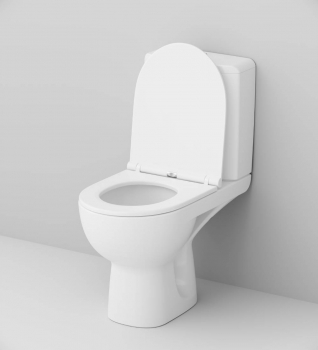 Напольный унитаз-компакт, с сиденьем AM.PM Gem C908607SC. Фото