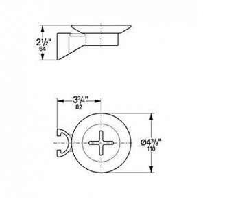 Мыльница GROHE Relexa Cosmopolitan 28186000 для ванной комнаты. Фото