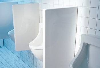 Перегородка для писсуара 40х71 DURAVIT 8500000000. Фото