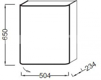 Пенал JACOB DELAFON Replay EB1075D-G1C. Фото