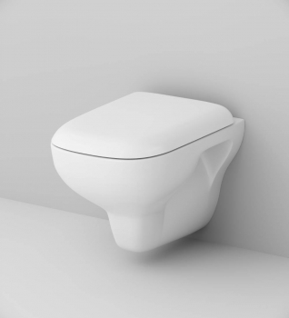 Унитаз подвесной безободковый FlashClean, с сиденьем AM.PM Like C801700SC. Фото