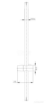 Душевая штанга ROCA Stella 700 mm A5B0205C00. Фото