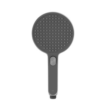 Лейка для душа круглая хром с серым Esper IDDIS ESP3FGRi18. Фото