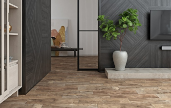 CERSANIT C-IW4M012D Керамический гранит Industrialwood 185х598 бежевый. Фото