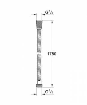 Душевой шланг GROHE Movario 28410000. Фото