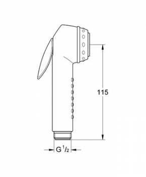 Гигиенический душ GROHE Trigger Spray 28020L00. Фото