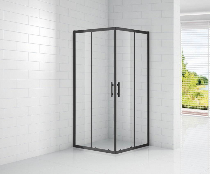 Душевой угол CEZARES Eco ECO-O-A-2-90-C-NERO. Фото