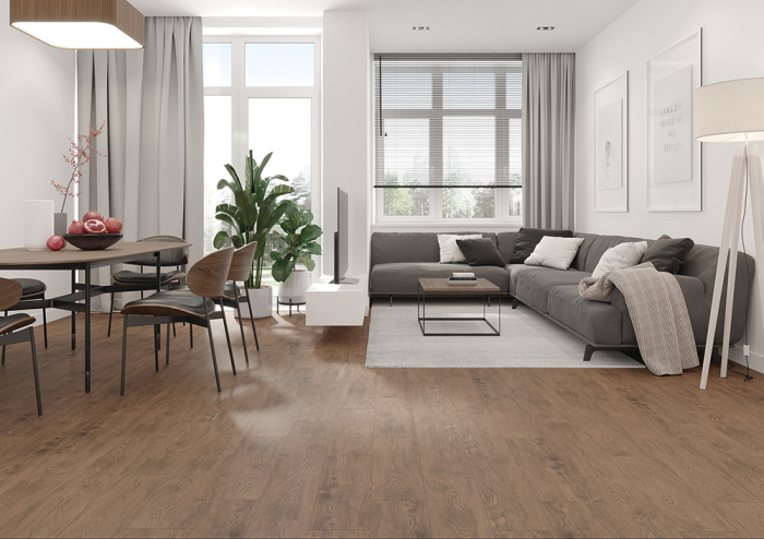CERSANIT C-FF4M052D Керамический гранит Finwood 185х598 белый. Фото