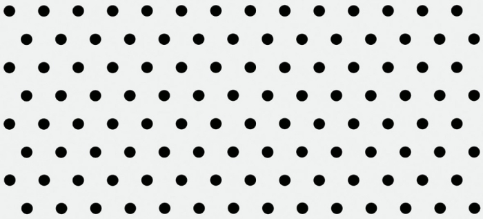 CERSANIT EV2G441 Вставка Evolution 200х440 черно-белый точки