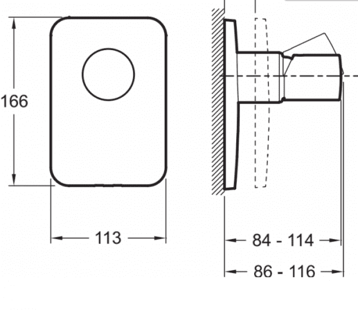 Смеситель встроенный JACOB DELAFON Toobi E98707-CP. Фото