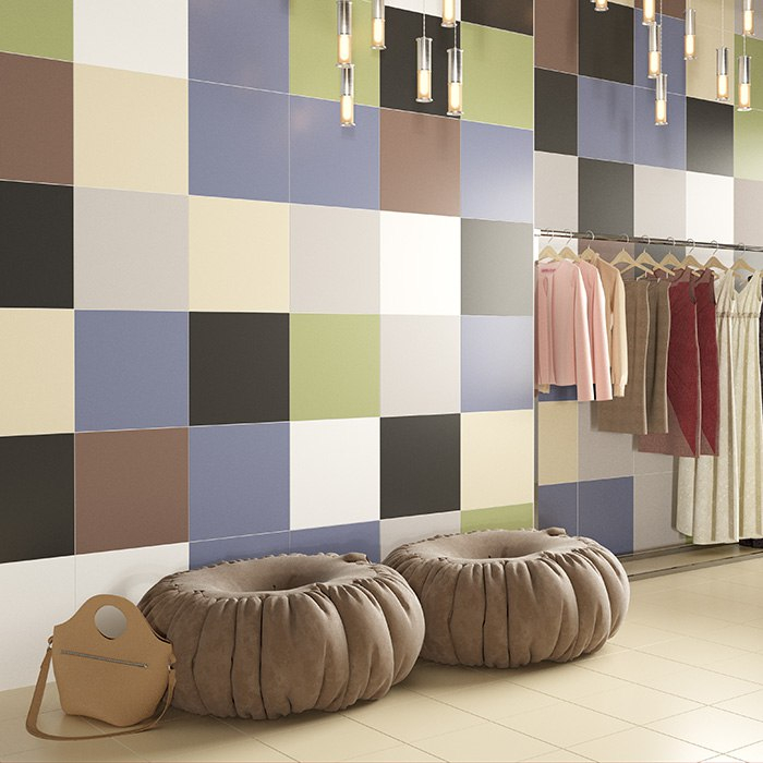 Unitile 010404002087 Керамический гранит Моноколор 400х400 коричневый 01. Фото