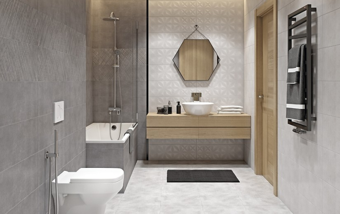 CERSANIT ASU091D-53 Плитка облицовочная Apeks 250х750 серый. Фото