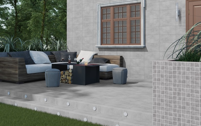 CERSANIT A-TH5A526\J Плинтус Townhouse 70х598 светло-серый