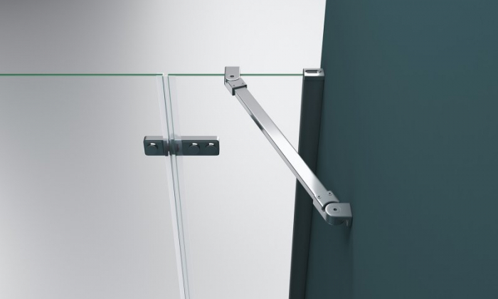 Душевой угол BELBAGNO KRAFT-AH-22-120/100-C-Cr-L. Фото