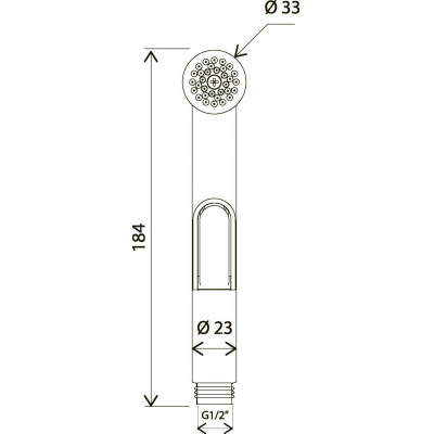 Гигиенический душ с держателем AM.PM AM.PM F0201964. Фото