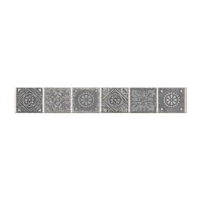 Azori 585581001 Бордюр Grazia 62х405 grey nefertiti