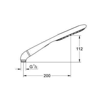 Ручной душ GROHE Rainshower Icon 27635000. Фото