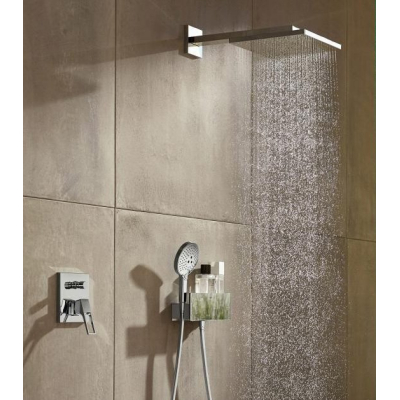 Верхний душ с держателем Hansgrohe Raindance E 300 1jet 26238990 золото. Фото