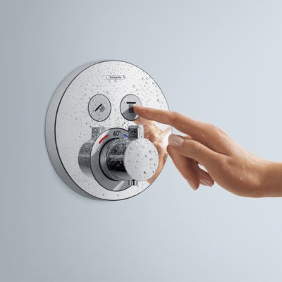 Термостат для душа Hansgrohe ShowerSelect S 15743000. Фото