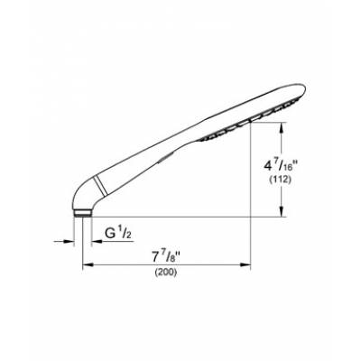 Ручной душ GROHE Rainshower Icon 27283000. Фото